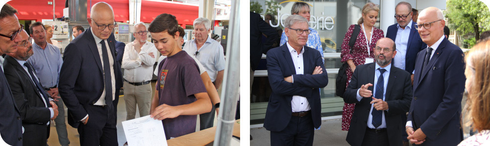 Visite-Edouard-Philippe-Gene-Haas-Center