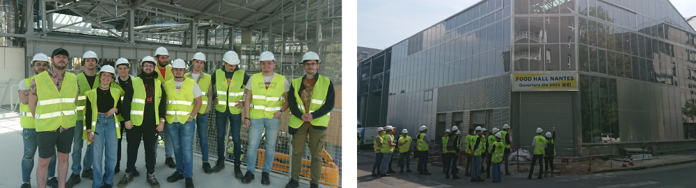 Visite chantier halles