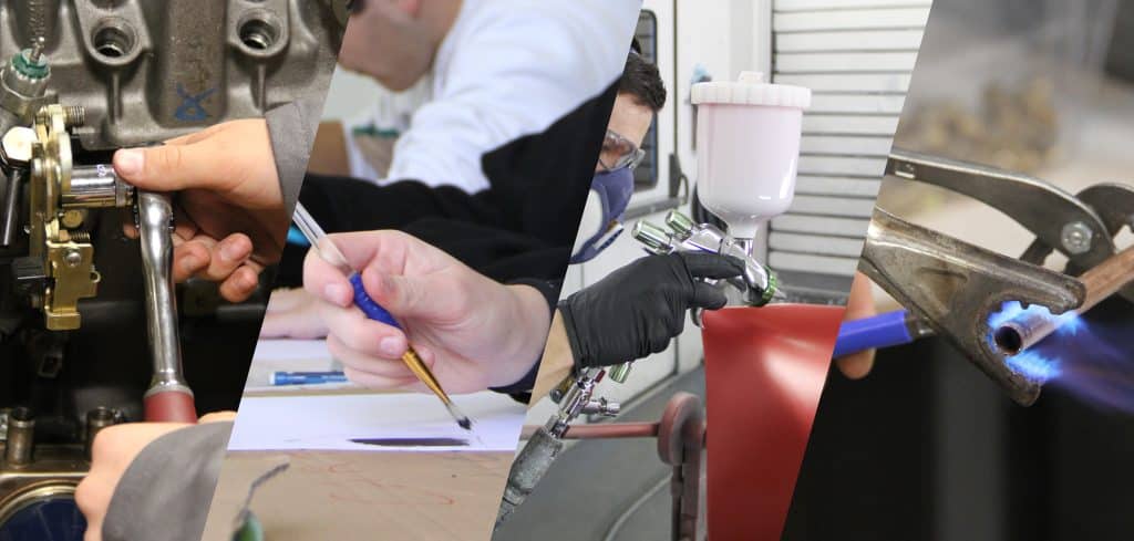 Gros plans des métiers de la filière professionnelle de la Joliverie